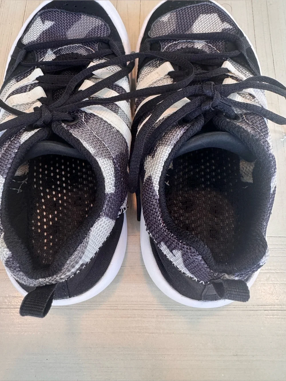 Adidas Climacool Boat Lace K Water Shoes Size 13 Black White Camo - Discontinued
